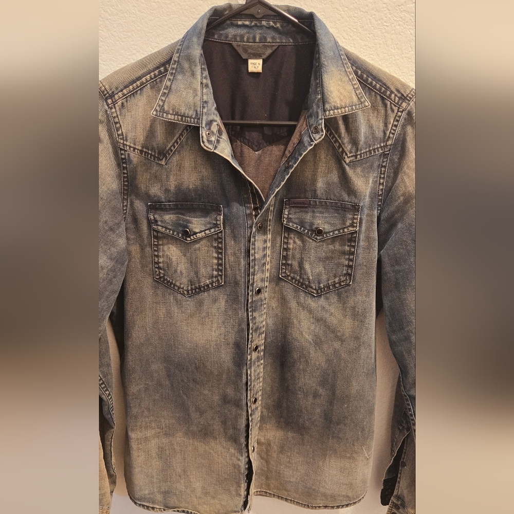 Diesel denim shirt made in Italy mens M